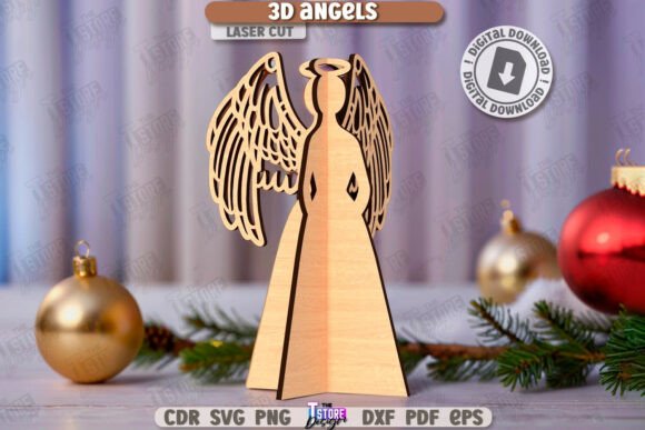 3D Angel Laser Cut Layered Angel CNC: Winter Amp Design Review