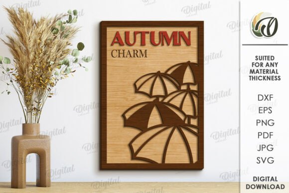 3D Fall Wall Sign Laser Cut Review