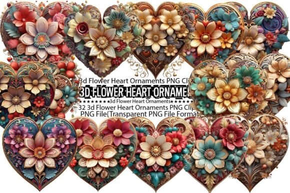 3d Flower Heart Ornaments Sublimation Review