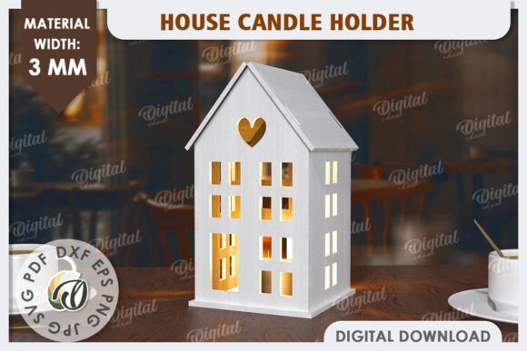 3D House Laser Cut. Home Decor SVG: A Publisher’s Take on Ornaments and Laser Cutting