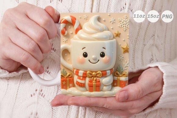 3D Porcelain Hot Coca Xmas Mug Wrap Graphics & Crafts Review