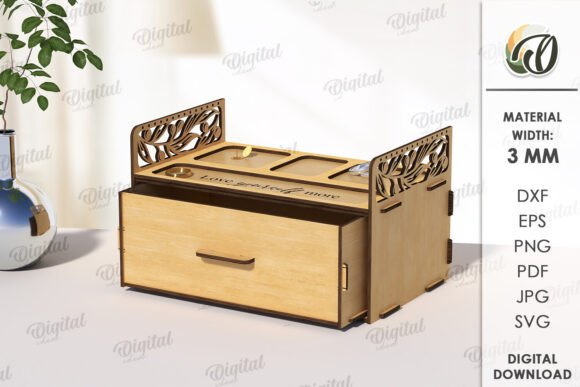 3D Wooden Jewelry Box Laser Cut Review