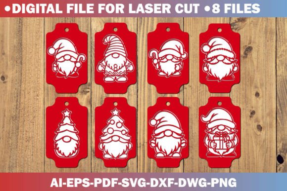 Review: 3D Laser Cut Christmas Gift Tag Embroidery Design